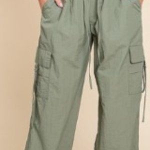 Olive cargo pants